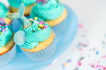 Mermaid cupcakes