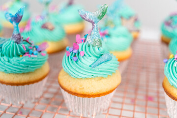 Mermaid cupcakes