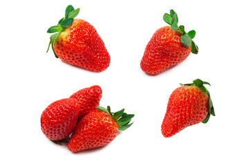 Strawberry. Fresh berries macro.