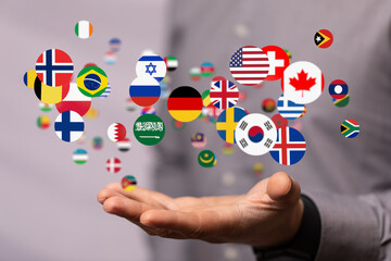 Globe International World Flags.
