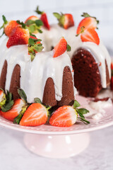 Red velvet bundt cake