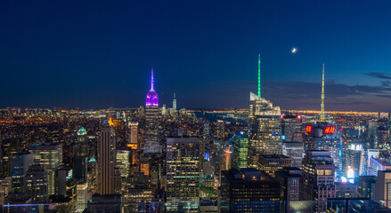 Fototapeta na wymiar city skyline New York