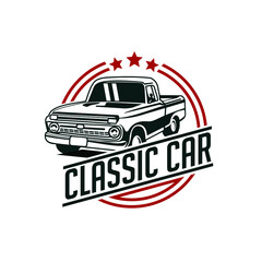 classic car vintage logo