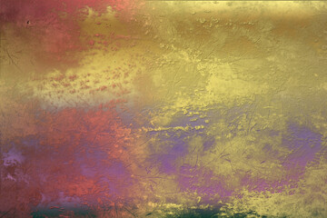 Fototapeta premium Golden abstract decorative paper texture background for artwork - Illustration 