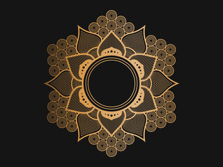 Luxury mandala background with golden arabesque pattern Arabic Islamic east style. Ramadan Style Decorative mandala. Mandala for print, book, poster, cover, brochure, flyer, banner