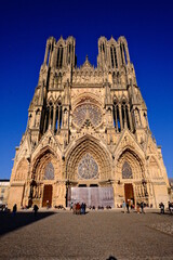 Fototapeta na wymiar Notre Dame de Reims