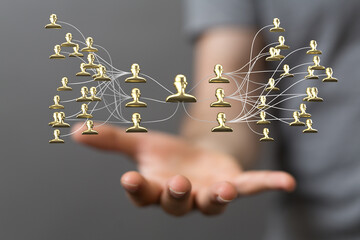 team hierarchy connection group digital