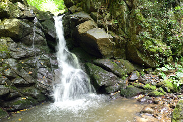 Obraz premium Ecologically clean waterfall Nagutni - the pearl of the Caucasus