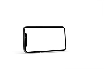 smartphone  With Blank Screen in 3d