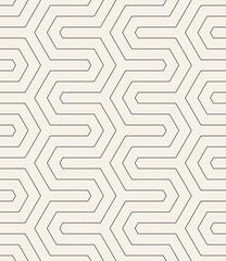 Vector seamless pattern. Modern stylish texture. Repeating geometric background. Striped monochrome thin grid. Linear graphic design. Can be used as swatch for illustrator.