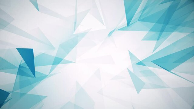 blue triangular shape abstract background