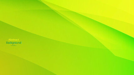 green and Yellow color background abstract art vector 