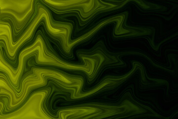 Marble ink texture abstract background design. Green liquid handmade illustration for background, posters, wallpaper, banners.