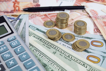 money with calculator