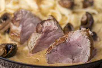 swabian roasted pork fillet