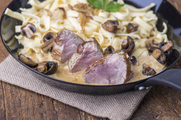 swabian roasted pork fillet