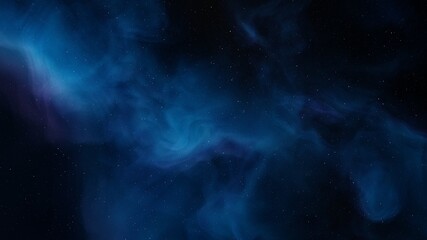 Naklejka na ściany i meble colorful space background with stars, nebula gas cloud in deep outer space 3d render