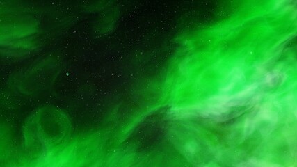 colorful space background with stars, nebula gas cloud in deep outer space 3d render