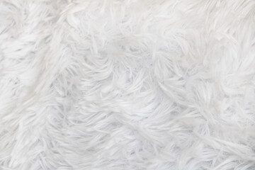 Furry and fluffy white background. There is a place for your text.