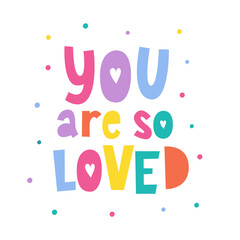 written lettering. Vector illustration. Kids Wall Art Prints. Baby print.  Colourful typography design in Scandinavian style. Good for  postcard, banner, t-shirt print, invitation.