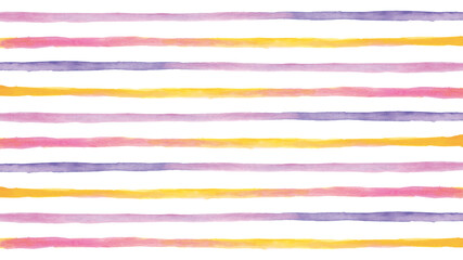 水彩 素材 ボーダー アースカラー ピンク 紫 オレンジ 黄色 ストライプ 手描き しましま 背景 バック  border color yellow pink and purple stripe vitamin color background