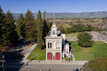 San Jose Landmark from Above During the Day