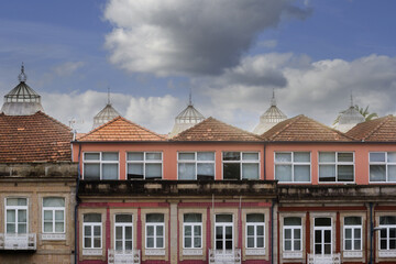 houses in the old town of porto, Portugal