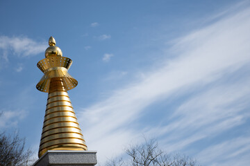 Buddhistische Stupa in Linz/Donau auf dem Freinberg