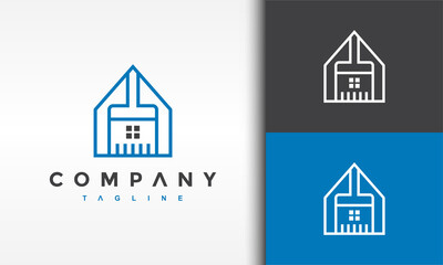 home paint brush logo