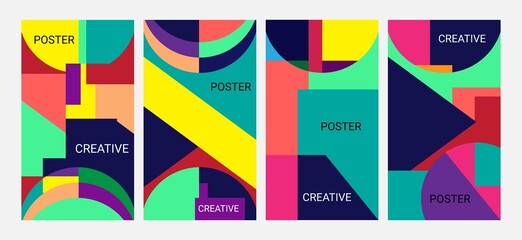 creative geometry background for book, cover, magazine, banner, sales promotion and social media post.
