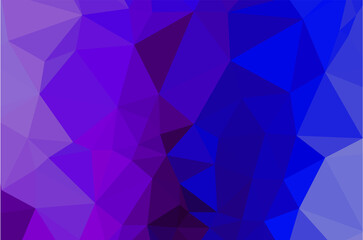 Colorful purple vivid polygonal triangular background pattern
