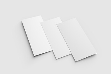 trifold a4 flyer mockup 