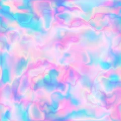 Foto op Canvas Pattern seamless marble pink, blue background texture, vector trendy holographic, pastel multicolored, color vibrant gradient backdrop, pastel blurred modern design, neon hologram, vivid, bright © JuAngelArts