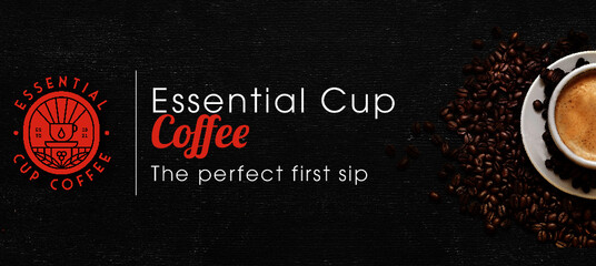 Coffee bean Facebook cover