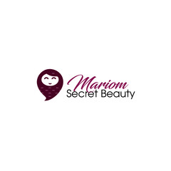 Beauty and hair shop logo