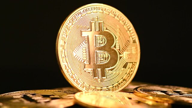 a group of bitcoin memorial coins