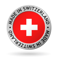 vector made in switzerland sign