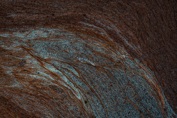 Dirty foam on the river water surface