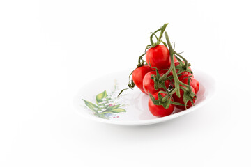 Fresh Tomatoes Isolated on White Background