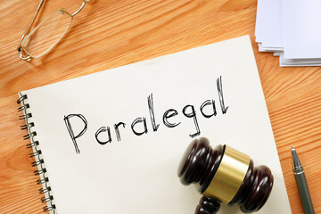 Paralegal is shown on the business photo using the text