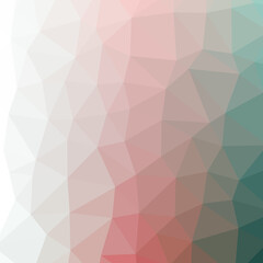 Abstract color Low-Polygones Generative Art background illustration