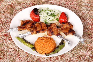 Photos of special and famous turkey barbecues for your restaurant and hotel menus pirzola kebab Fresh meat barbecue
