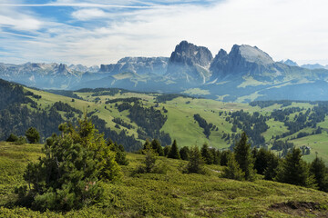 Beautiful landscape in Dolomite National Park, Unesco world Heritage, Trentino alto Adige, italy