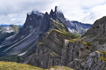 Beautiful landscape in Dolomite National Park, Unesco world Heritage, Trentino alto Adige, italy