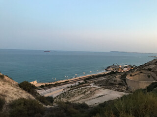 beautiful beaches in the province of Alicante, located in the Valencian Community, Spain.