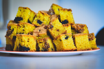 home made organic cake