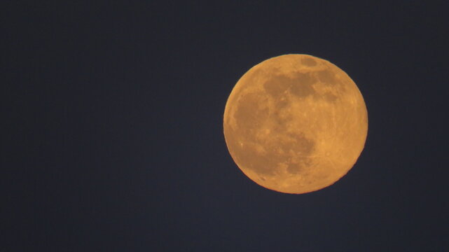 Closeup of full moon, taken on 10 march