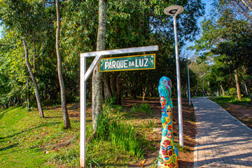 Fototapeta na wymiar playground in the park Florianópolis, Santa Catarina, Brazil