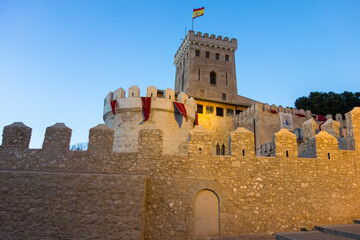 medieval castle of benisano, valencia