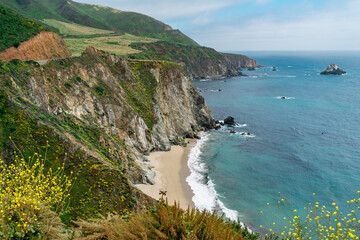 Ocean Cliffs By the Sea
